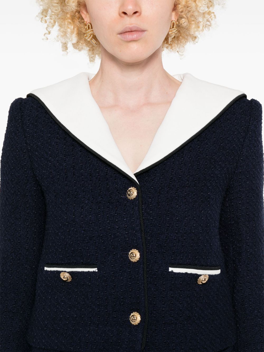 Self-portrait Jackets Blue Self-Portrait