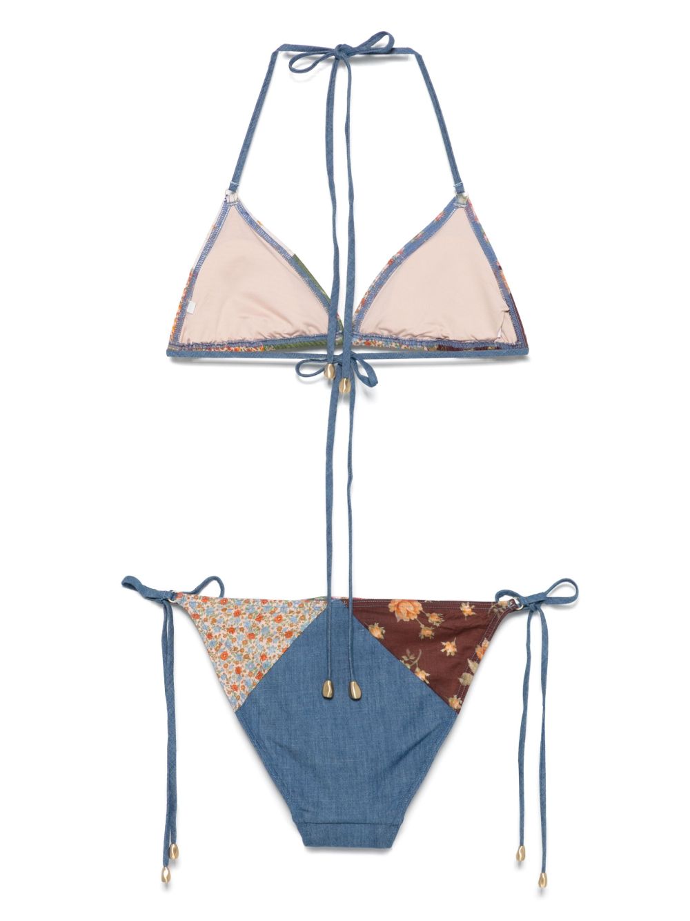 Zimmermann Patchwork Print Bikini Set Zimmermann
