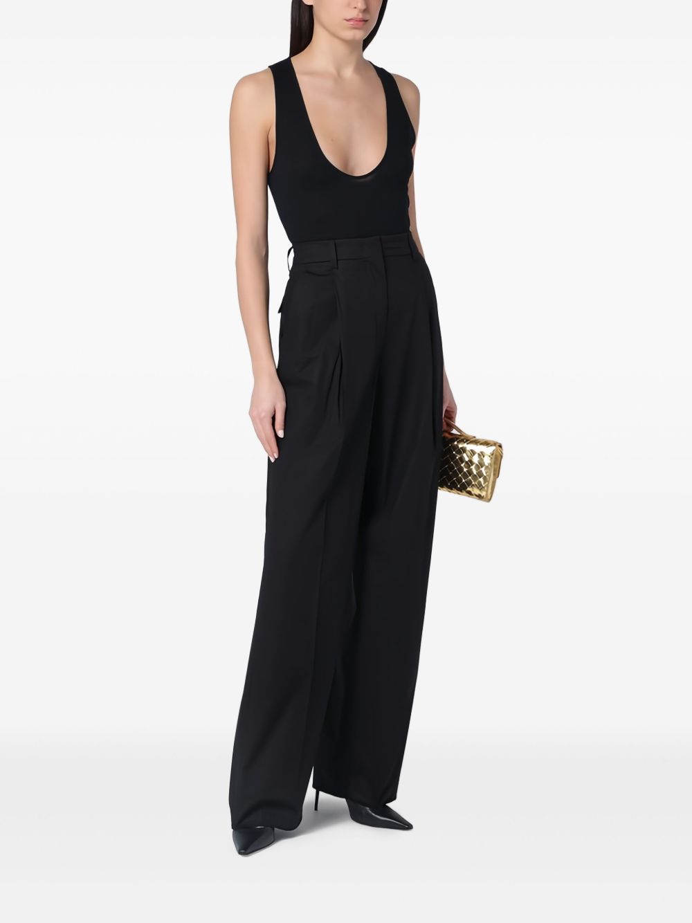 THE LATEST Trousers Black THE LATEST