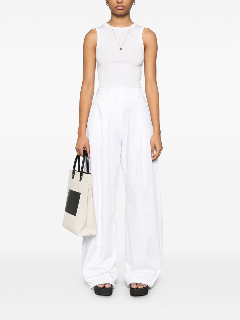 THE LATEST Trousers White THE LATEST