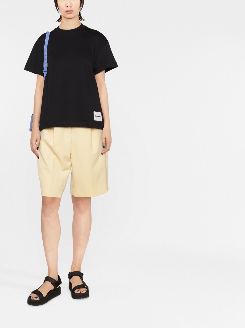 JIL SANDER PLUS T-shirts and Polos Black Jil Sander Plus