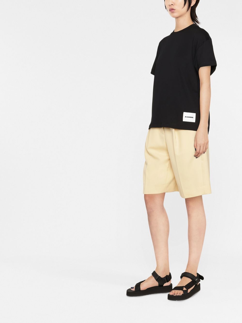 JIL SANDER PLUS T-shirts and Polos Black Jil Sander Plus