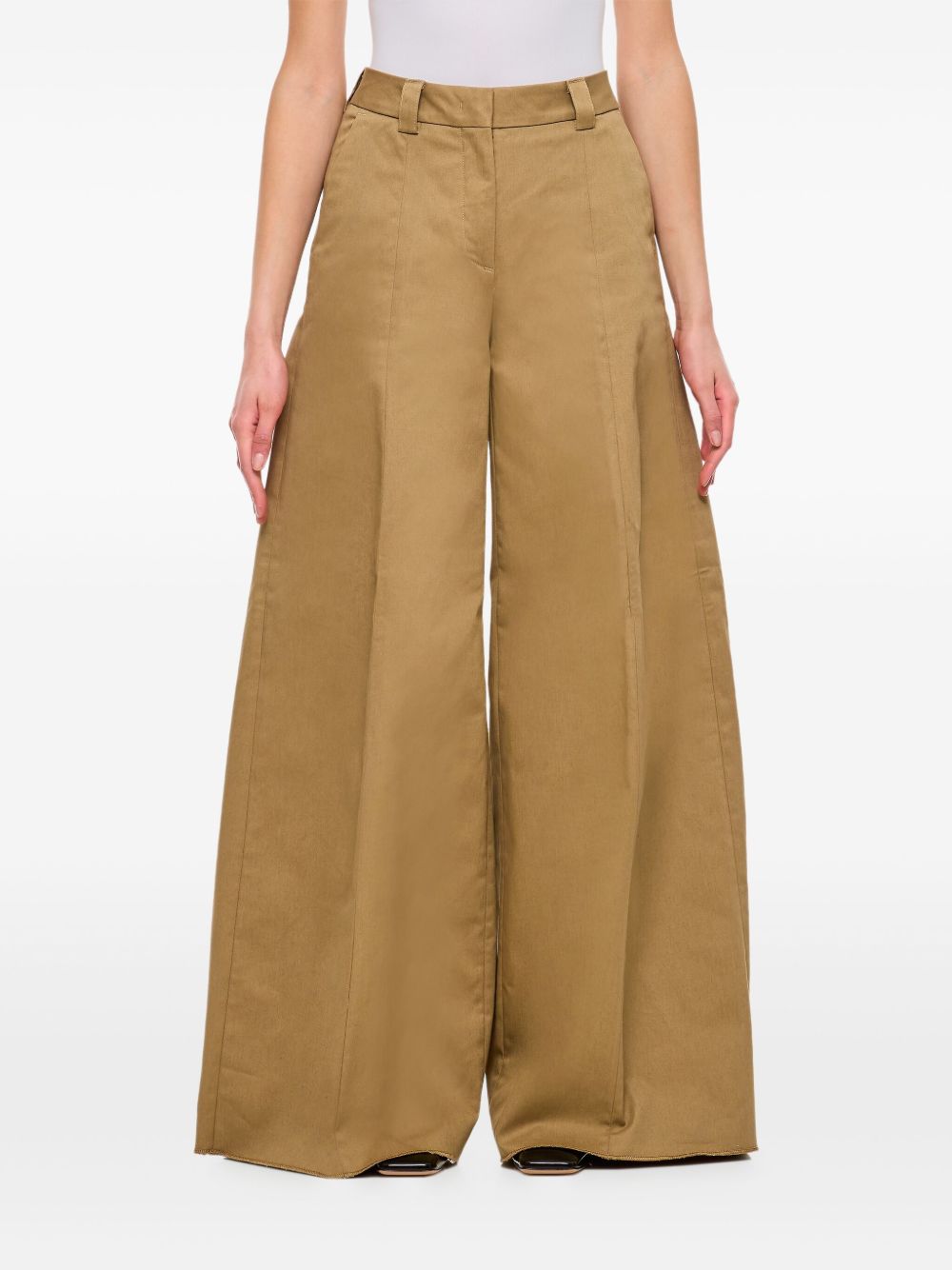 THE LATEST Trousers Green THE LATEST