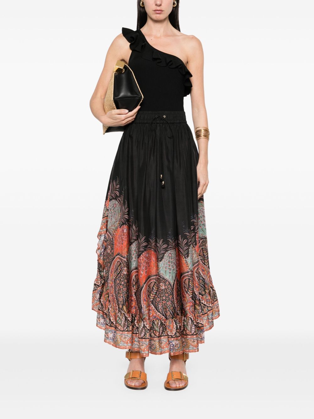 Zimmermann Rhiannon Ruffle Maxi Skirt Zimmermann
