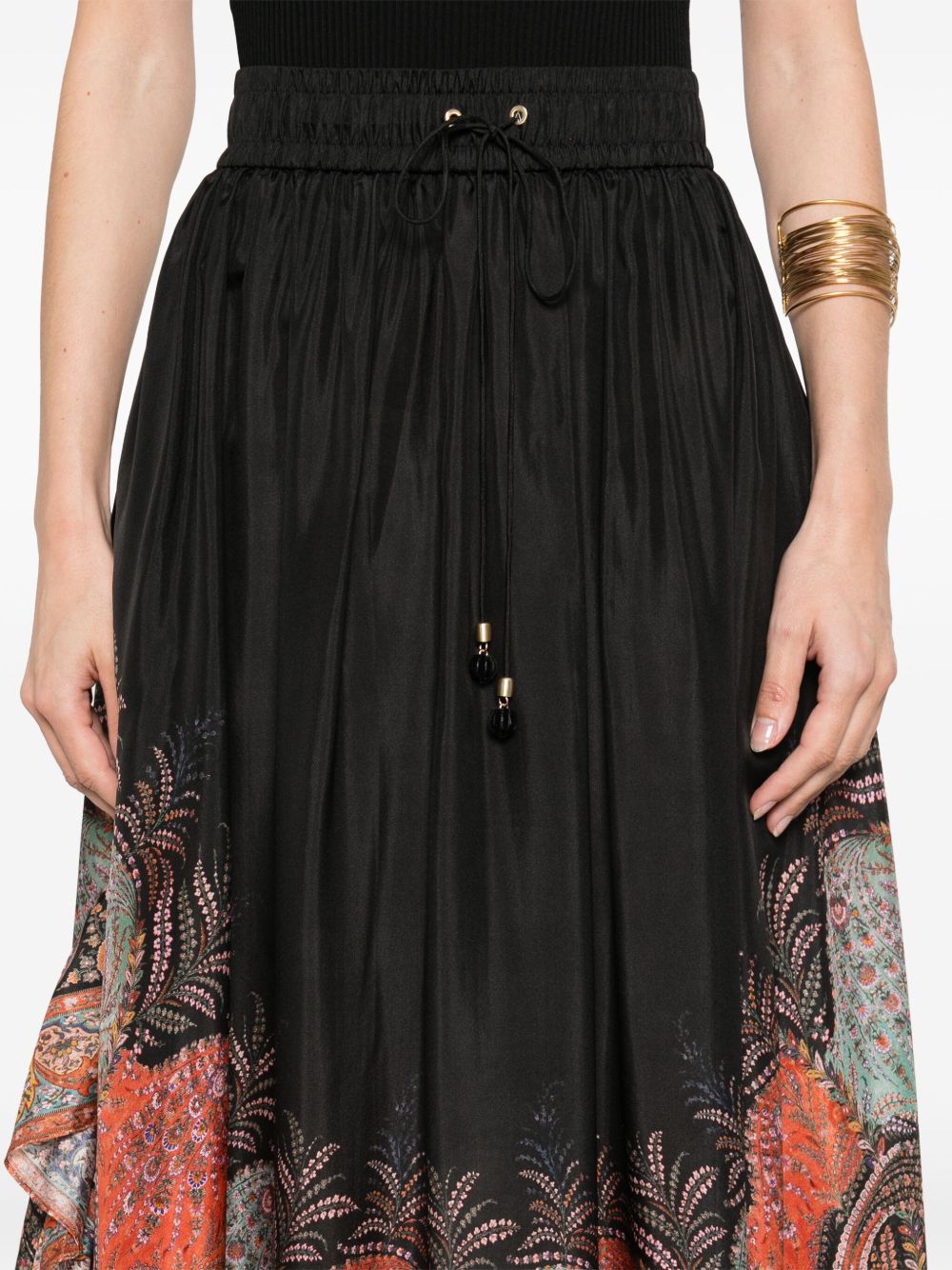 Zimmermann Rhiannon Ruffle Maxi Skirt Zimmermann