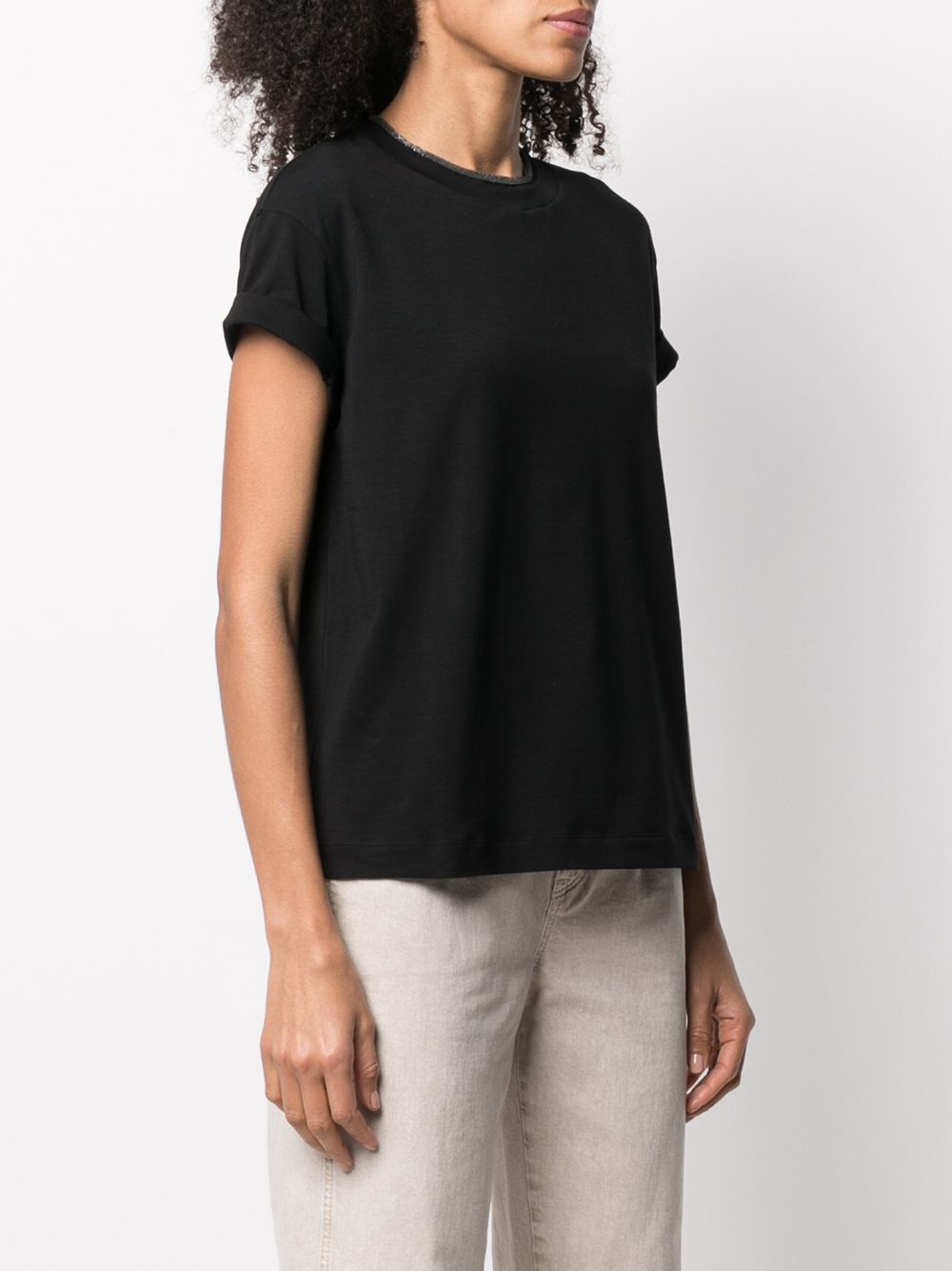 Brunello Cucinelli T-shirts and Polos Black Brunello Cucinelli