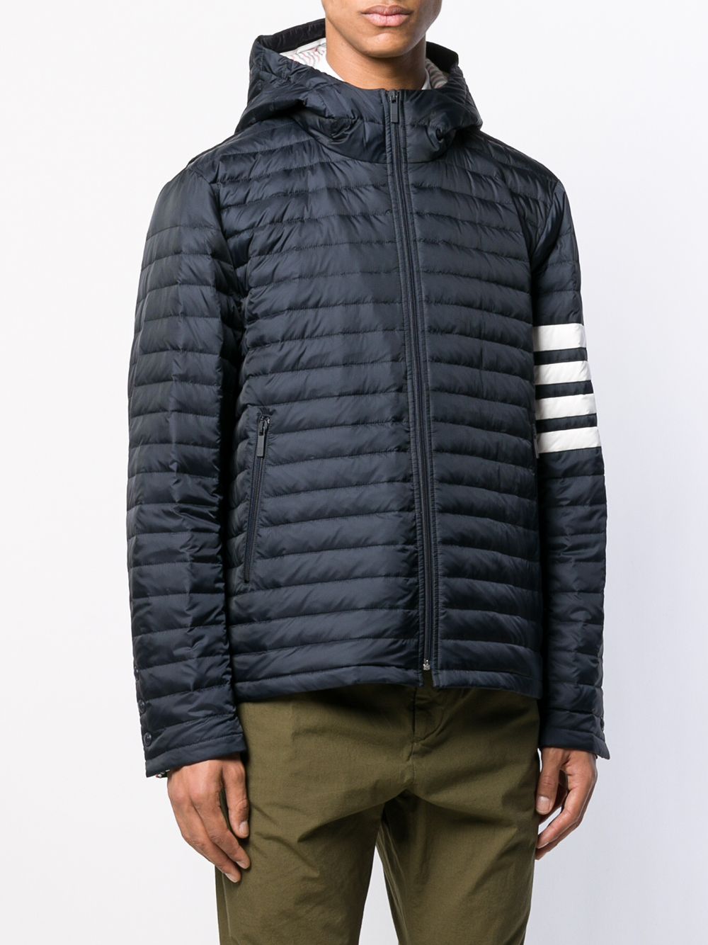 Thom Browne Coats Blue Thom Browne