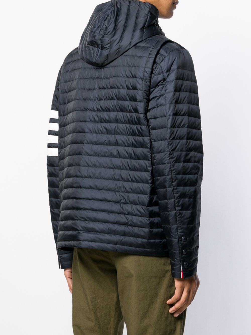 Thom Browne Coats Blue Thom Browne