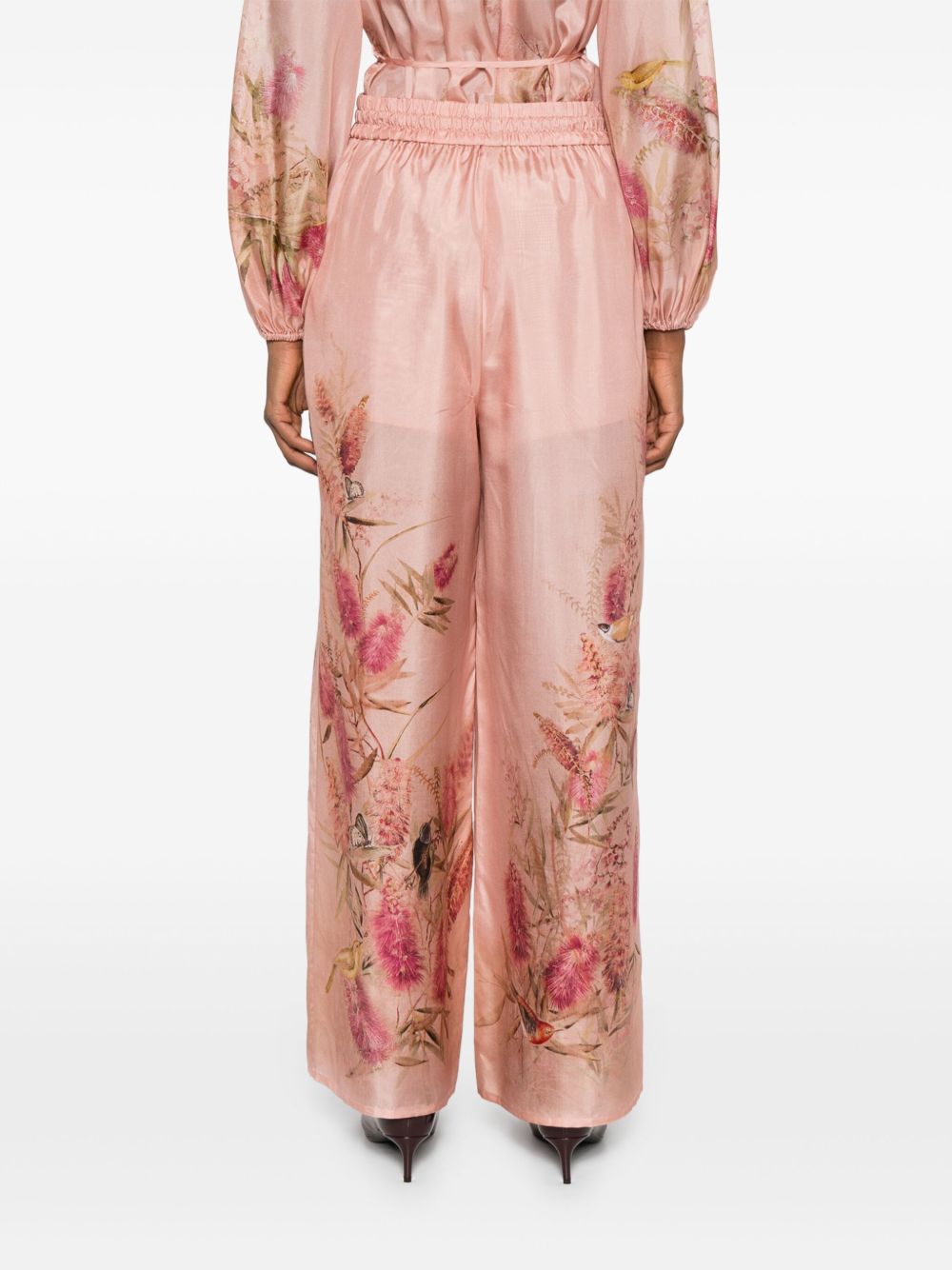 Zimmermann Trousers Pink Zimmermann