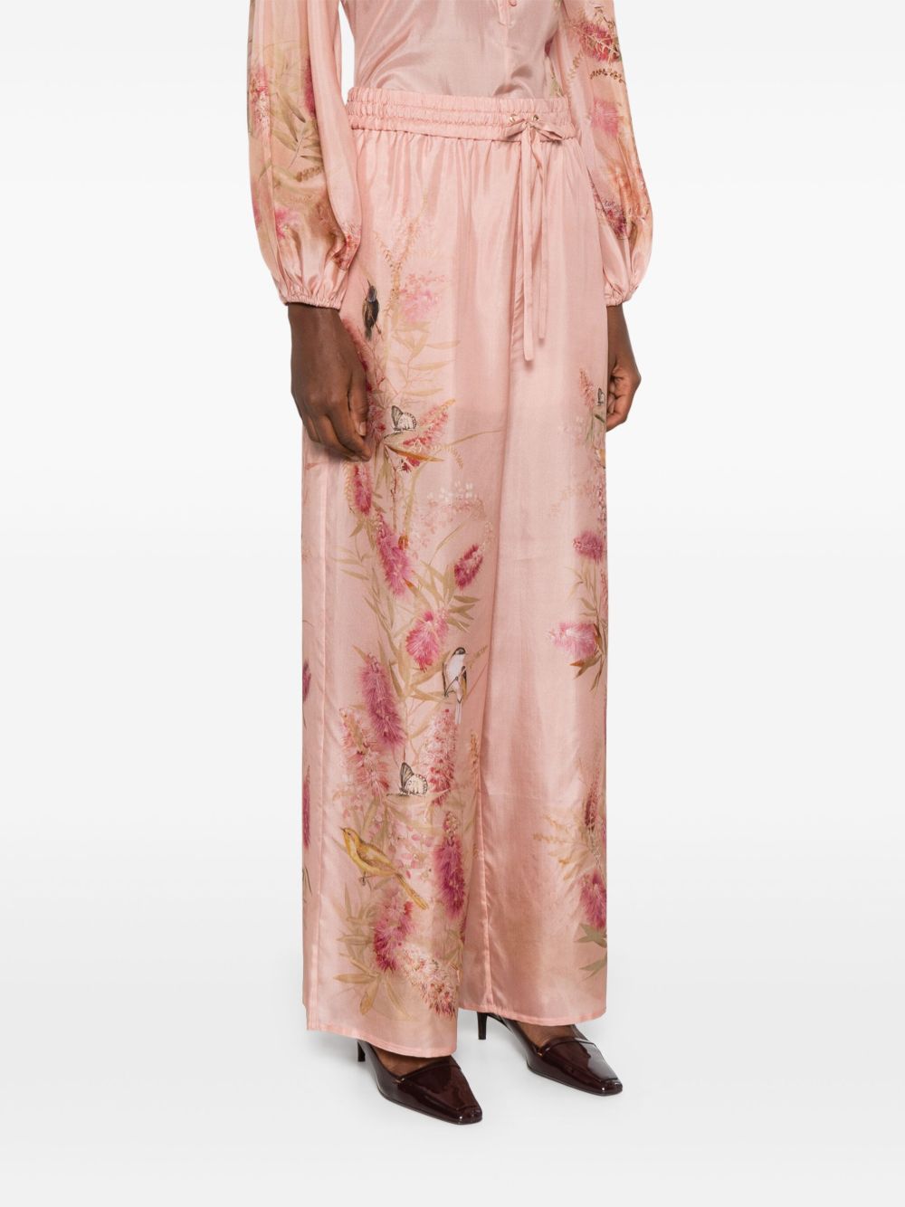 Zimmermann Trousers Pink Zimmermann
