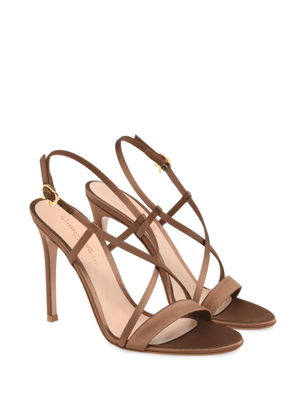 Gianvito Rossi Sandals Leather Brown Gianvito Rossi
