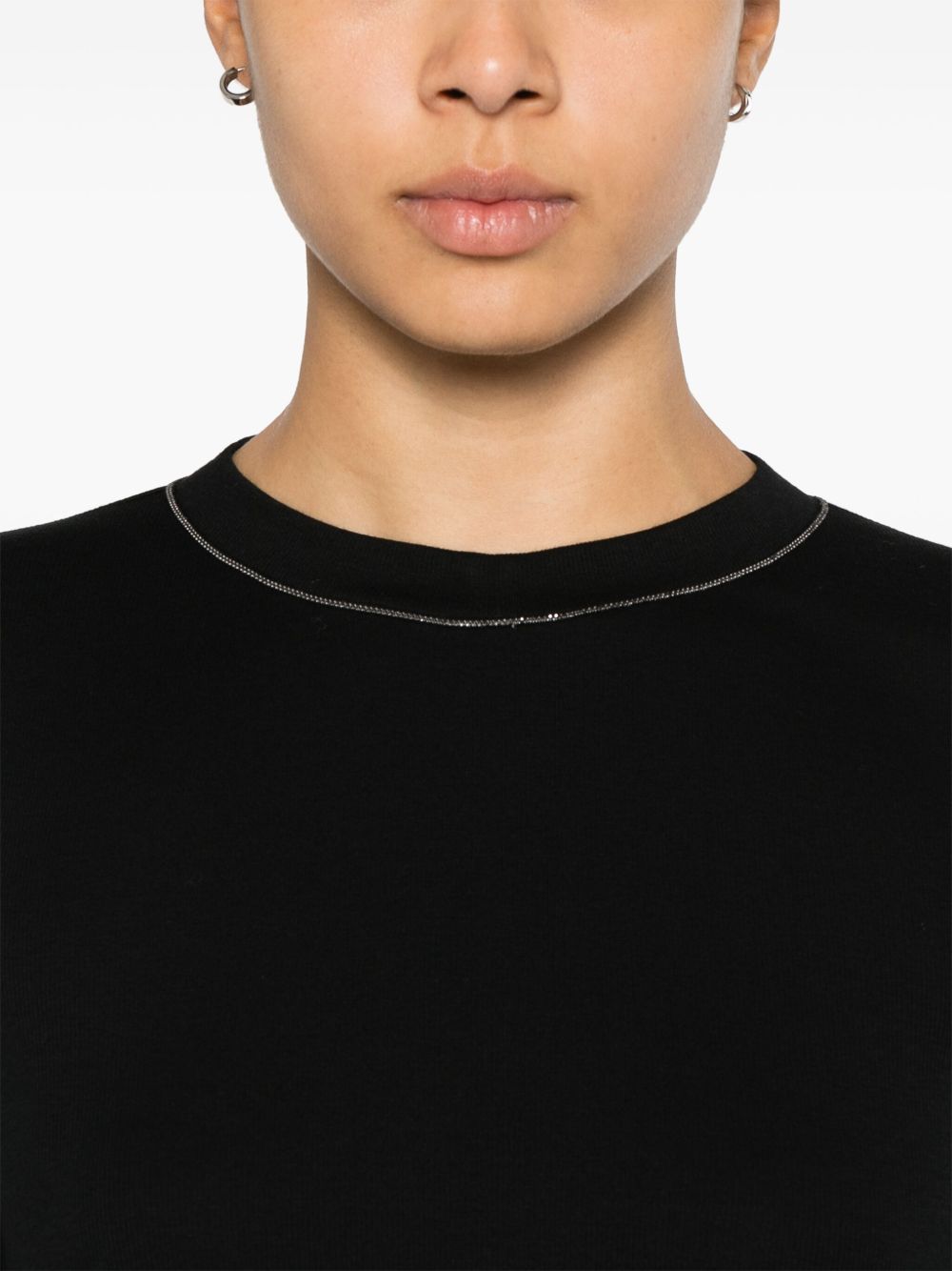Brunello Cucinelli T-shirts and Polos Black Brunello Cucinelli