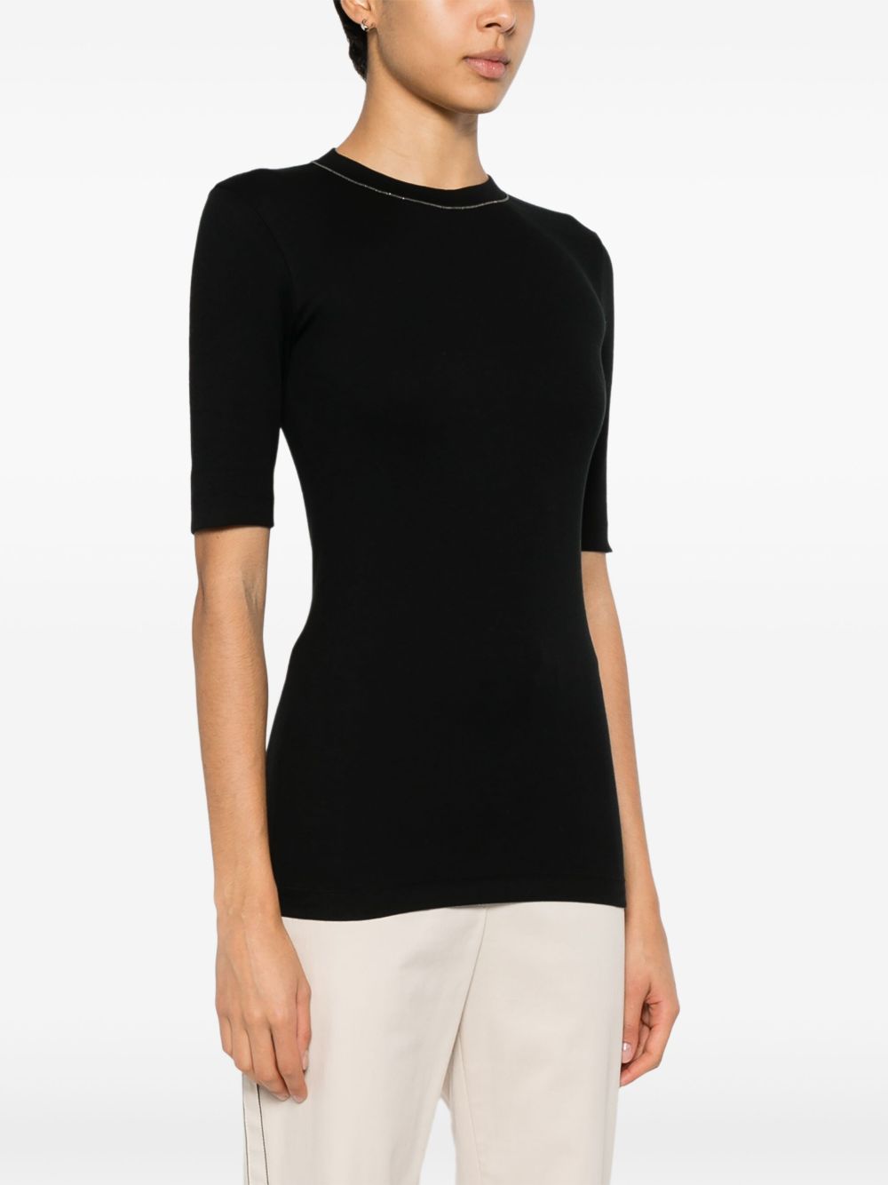 Brunello Cucinelli T-shirts and Polos Black Brunello Cucinelli
