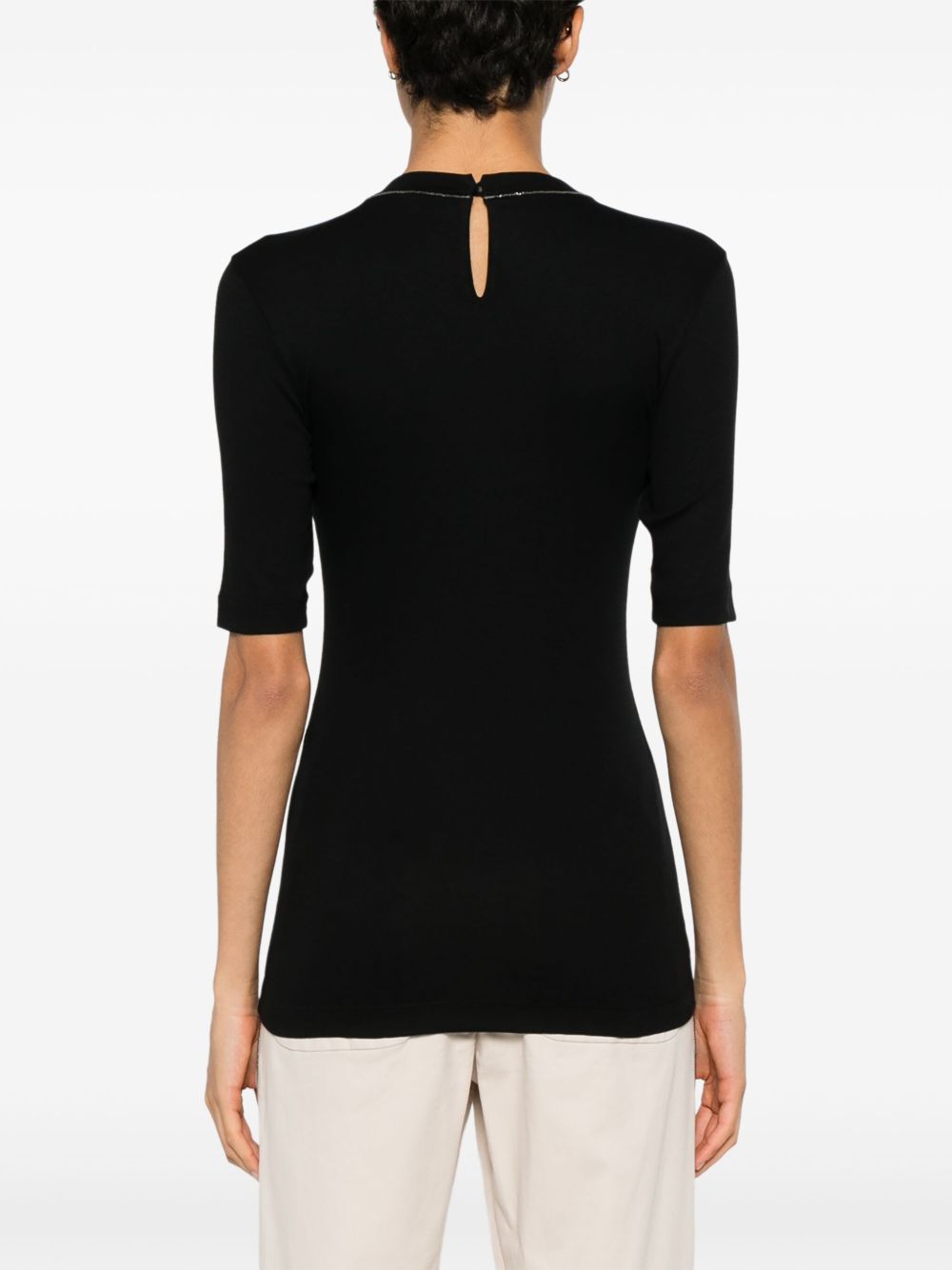 Brunello Cucinelli T-shirts and Polos Black Brunello Cucinelli