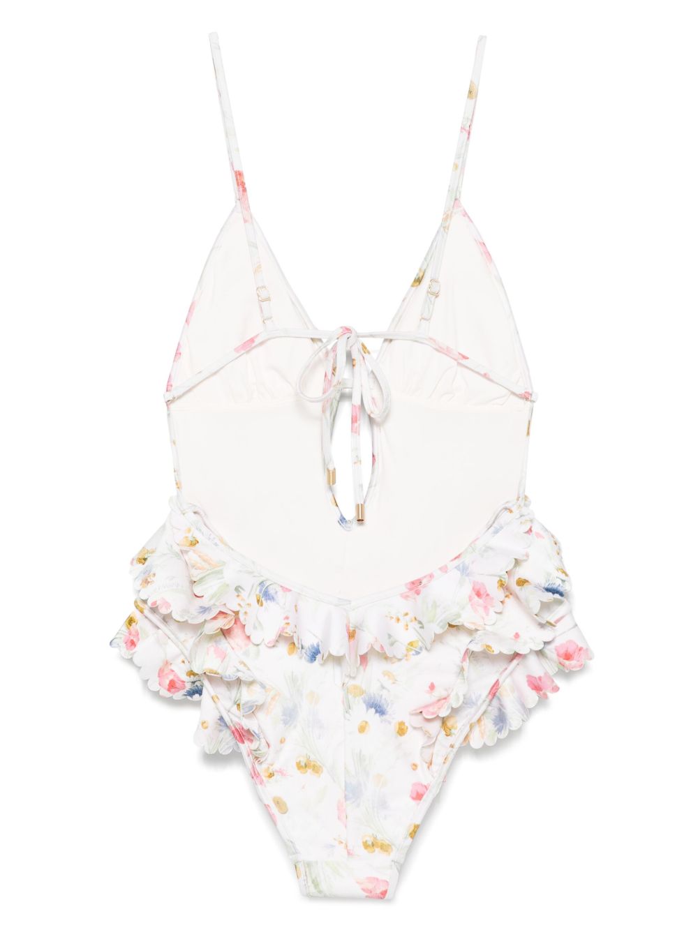 Zimmermann Lucky one-piece swimsuit with ruffles Zimmermann