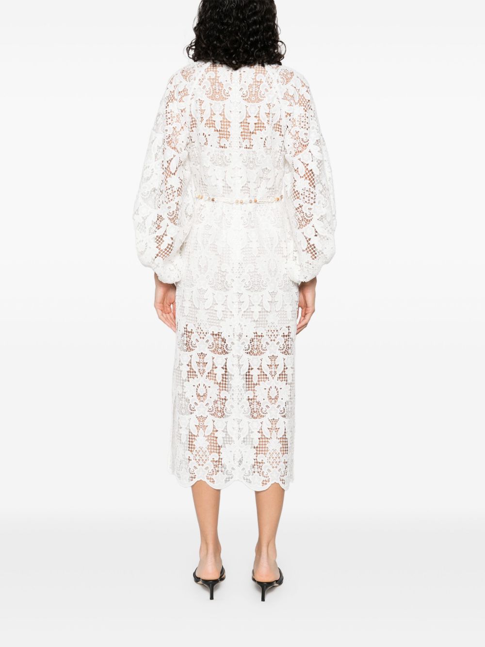 Zimmermann Coco lace midi dress - ivory Zimmermann