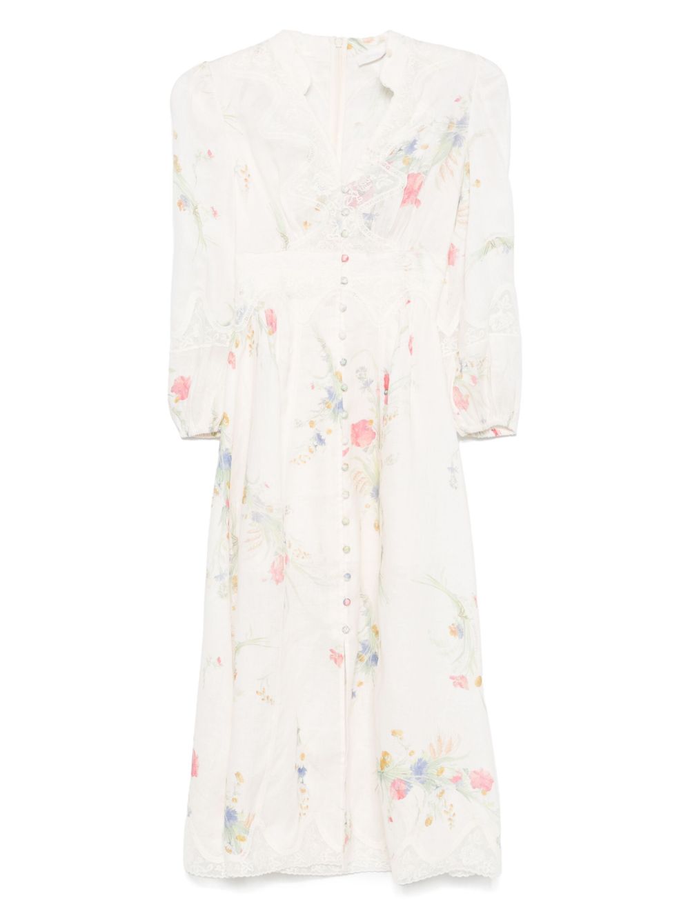 Zimmermann Lucky low-cut lace midi dress Zimmermann