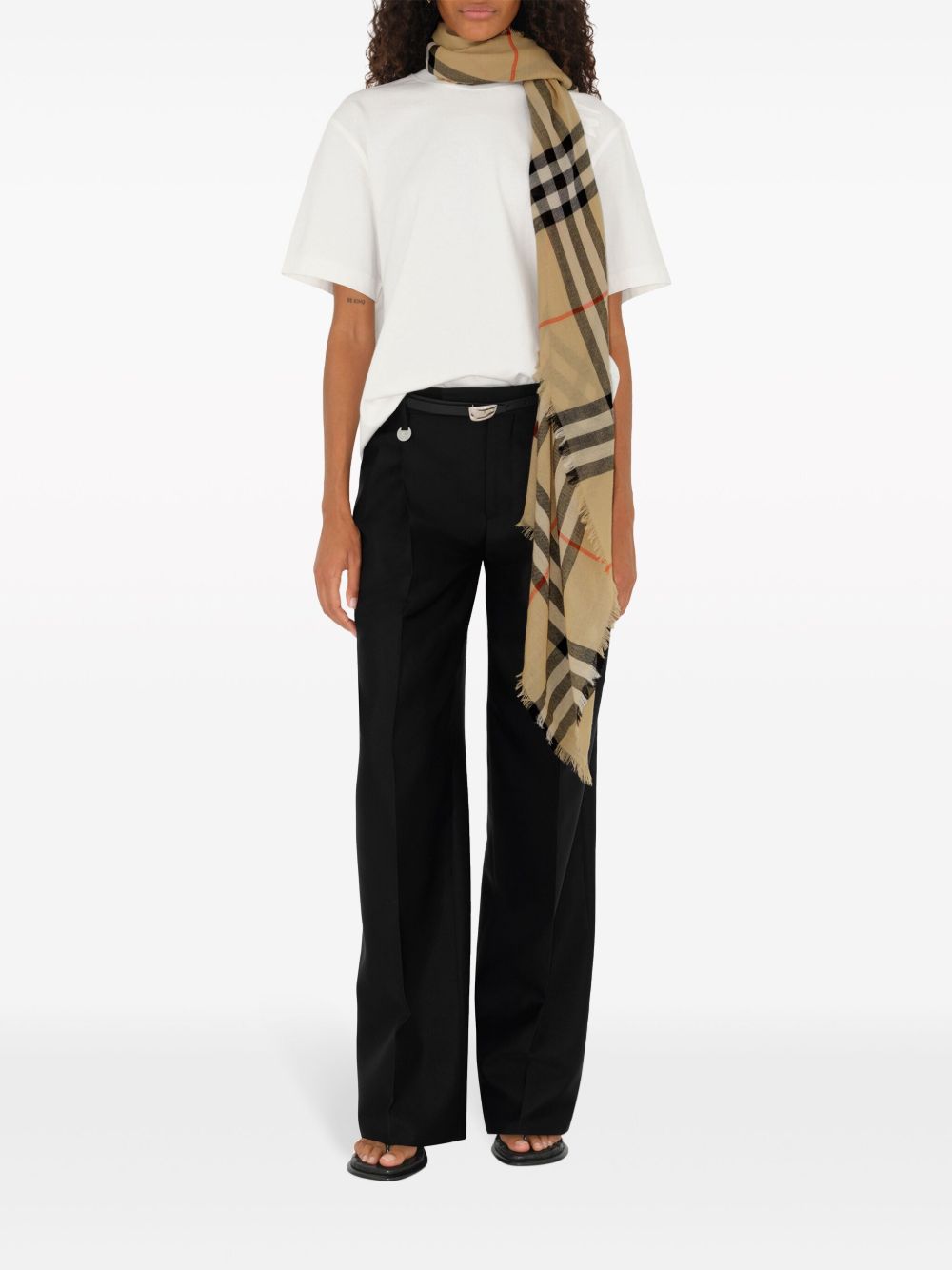 Burberry Check wool scarf Burberry