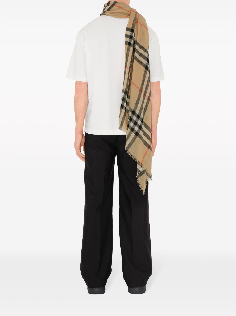 Burberry Check wool scarf Burberry