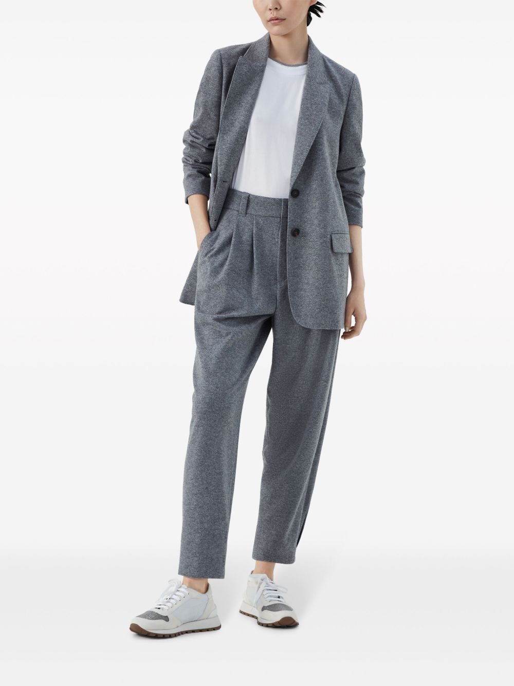 Brunello Cucinelli T-shirts and Polos White Brunello Cucinelli