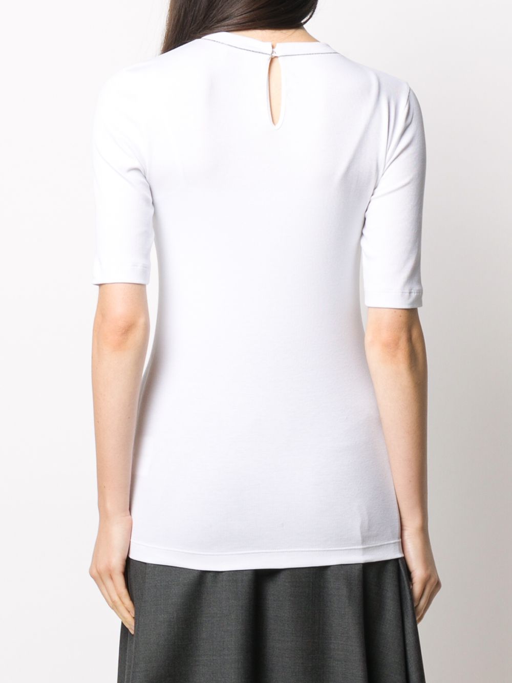 Brunello Cucinelli T-shirts and Polos White Brunello Cucinelli