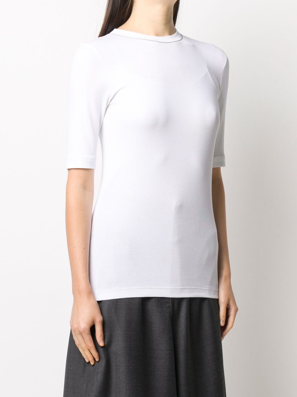 Brunello Cucinelli T-shirts and Polos White Brunello Cucinelli