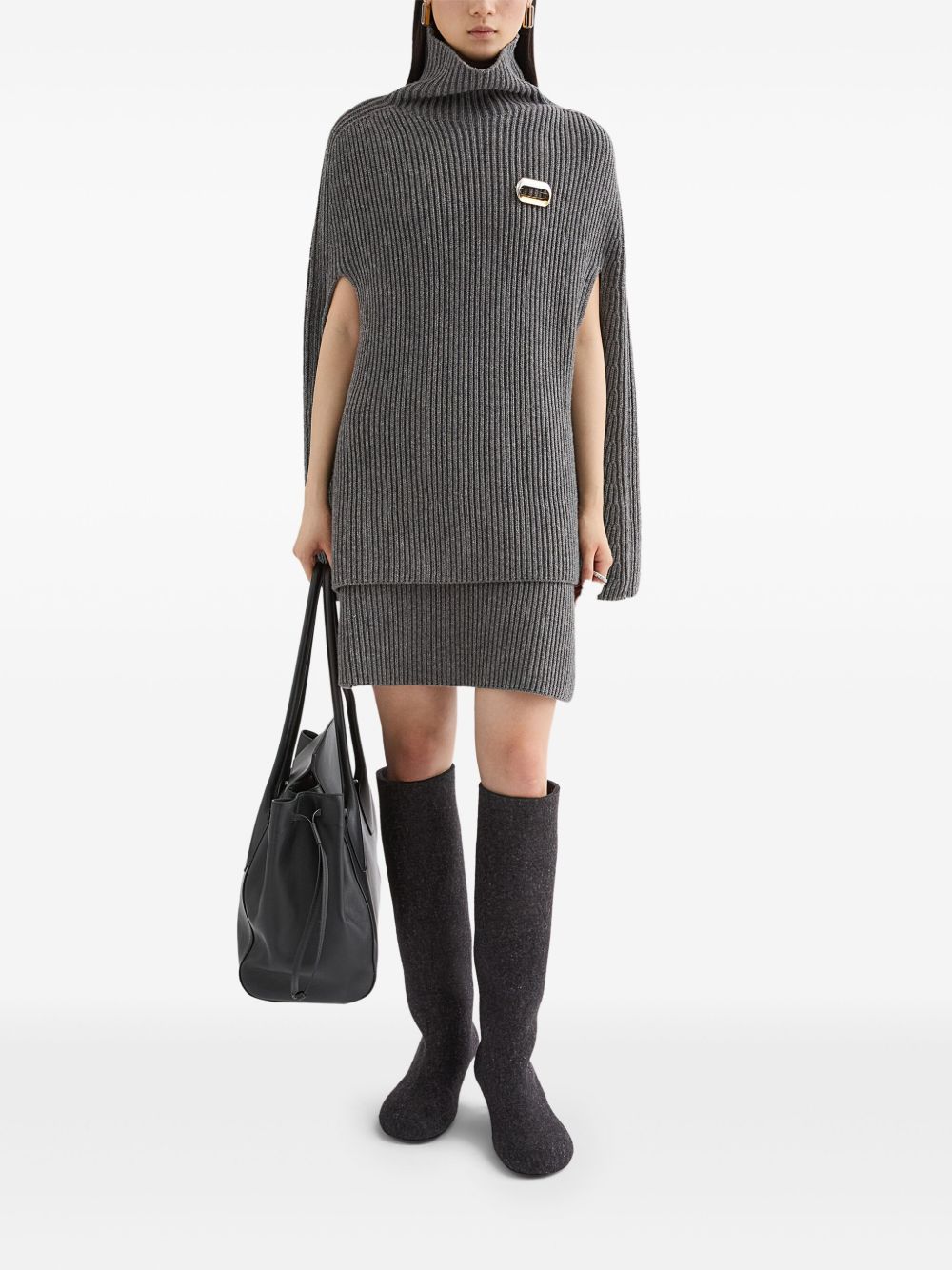 Jil Sander Skirts Grey Jil Sander