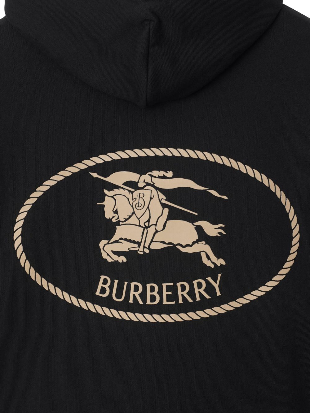Burberry Knight Stamp Cotton Hoodie Burberry