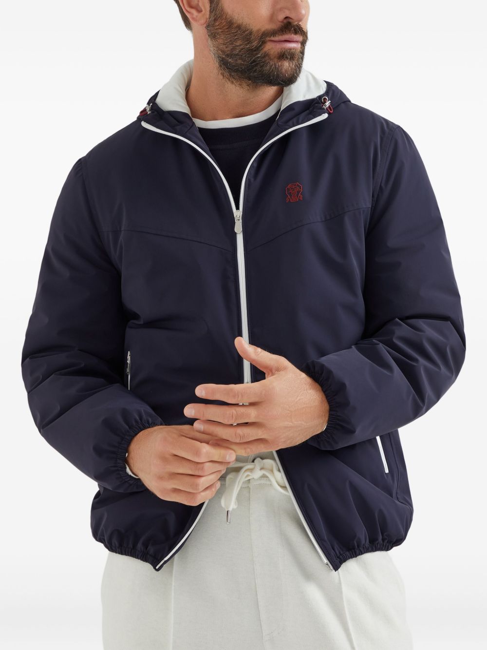Brunello Cucinelli Coats Blue Brunello Cucinelli