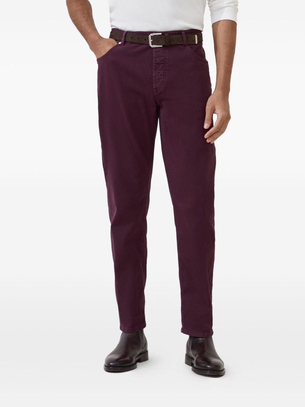 Brunello Cucinelli Trousers Bordeaux Brunello Cucinelli