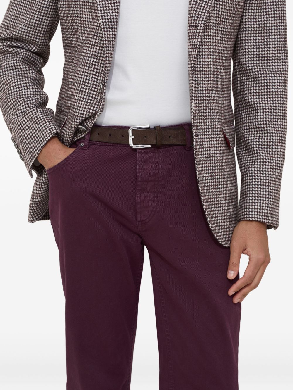 Brunello Cucinelli Trousers Bordeaux Brunello Cucinelli