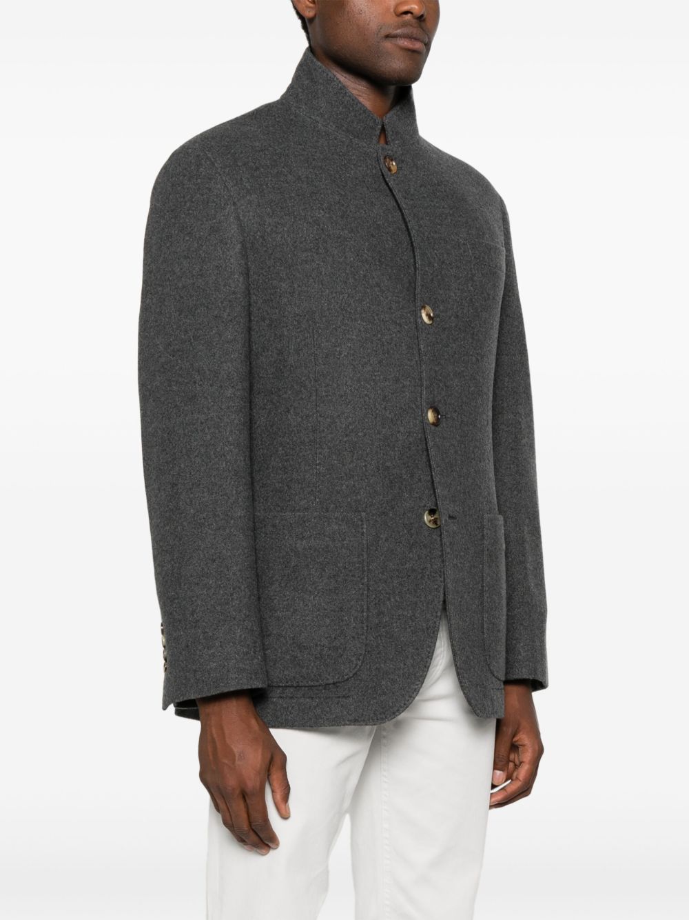 Brunello Cucinelli Jackets Grey Brunello Cucinelli