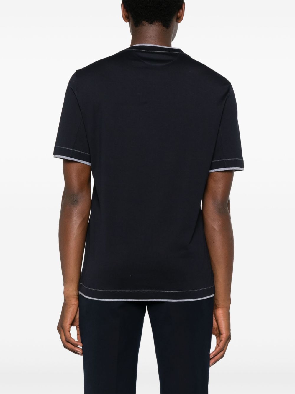Brunello Cucinelli T-shirts and Polos Blue Brunello Cucinelli