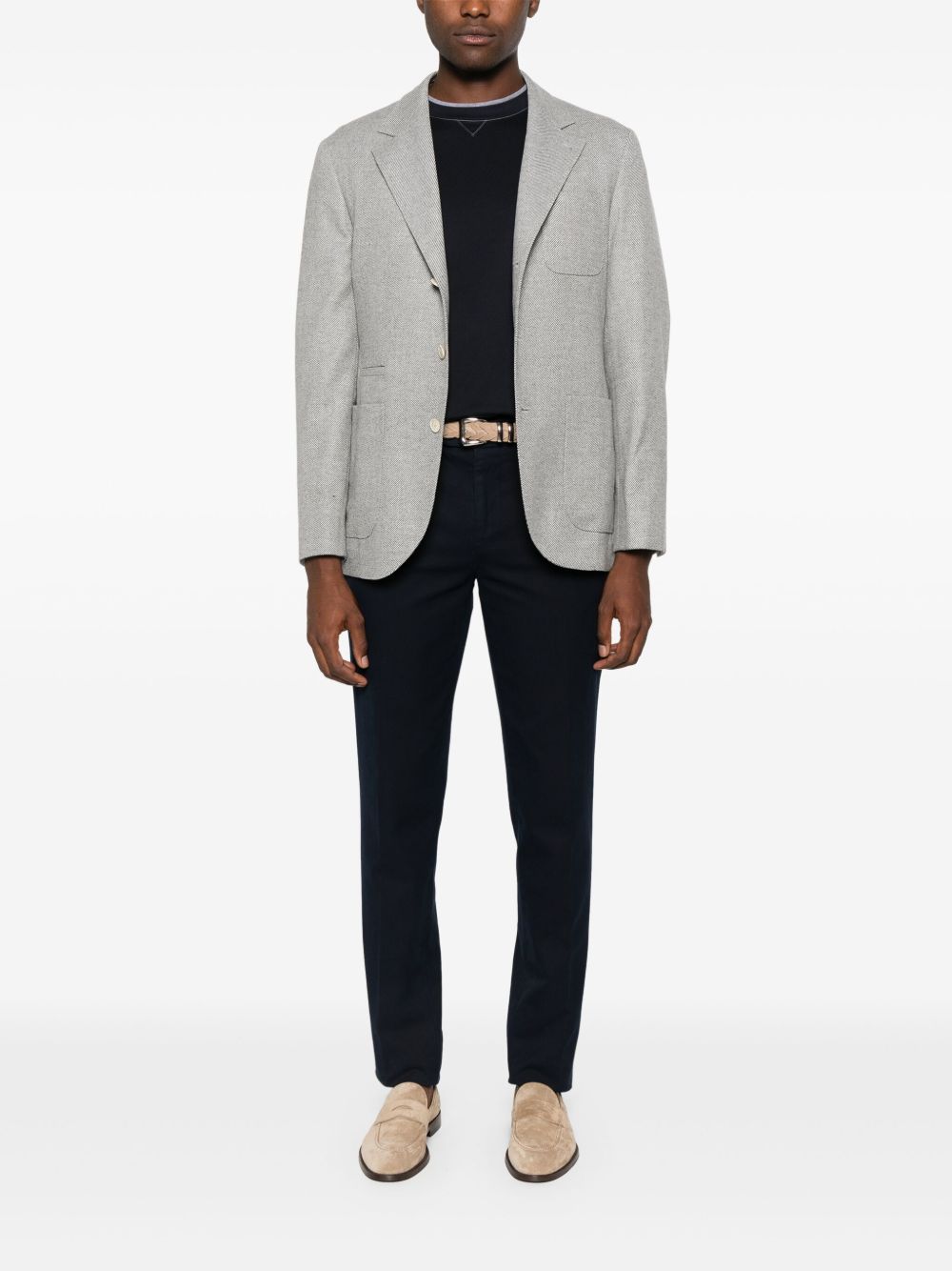 Brunello Cucinelli T-shirts and Polos Blue Brunello Cucinelli