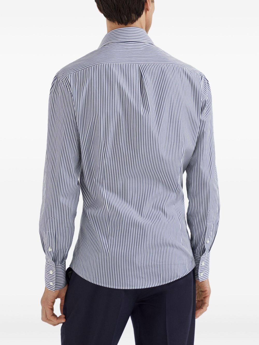 Brunello Cucinelli Striped button-up shirt Brunello Cucinelli