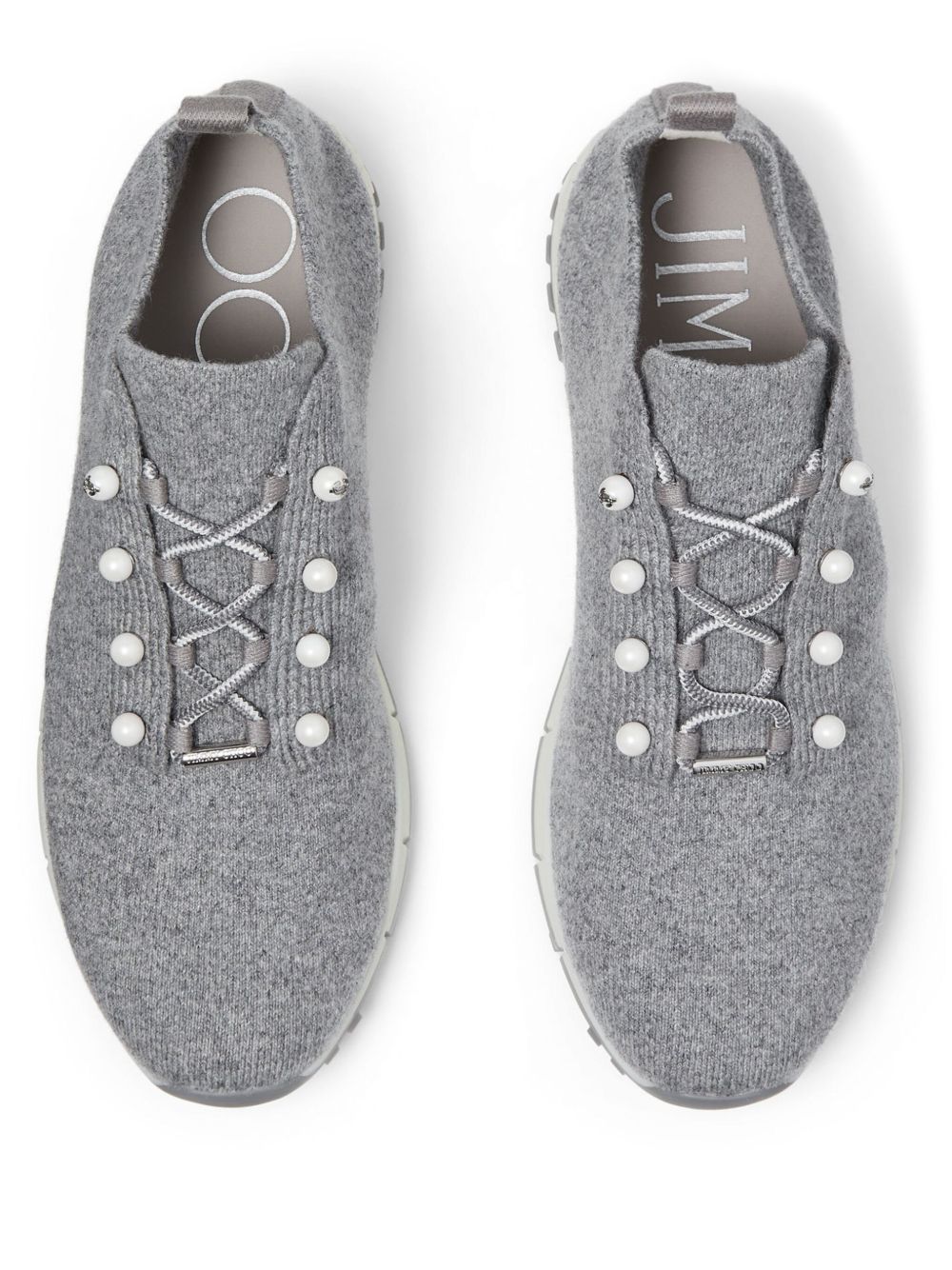 Jimmy Choo Veles Cashmere Knit Trainers Jimmy Choo