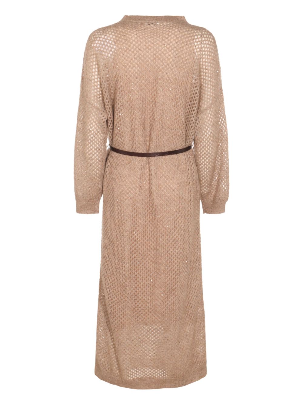 Brunello Cucinelli Natural Dazzling Dress Brunello Cucinelli