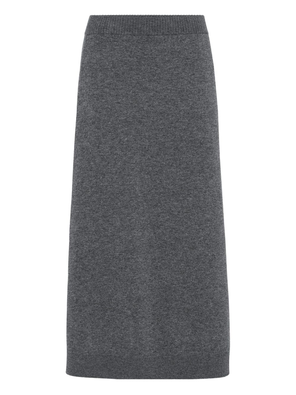 Brunello Cucinelli Midi skirt in double cashmere knit Brunello Cucinelli