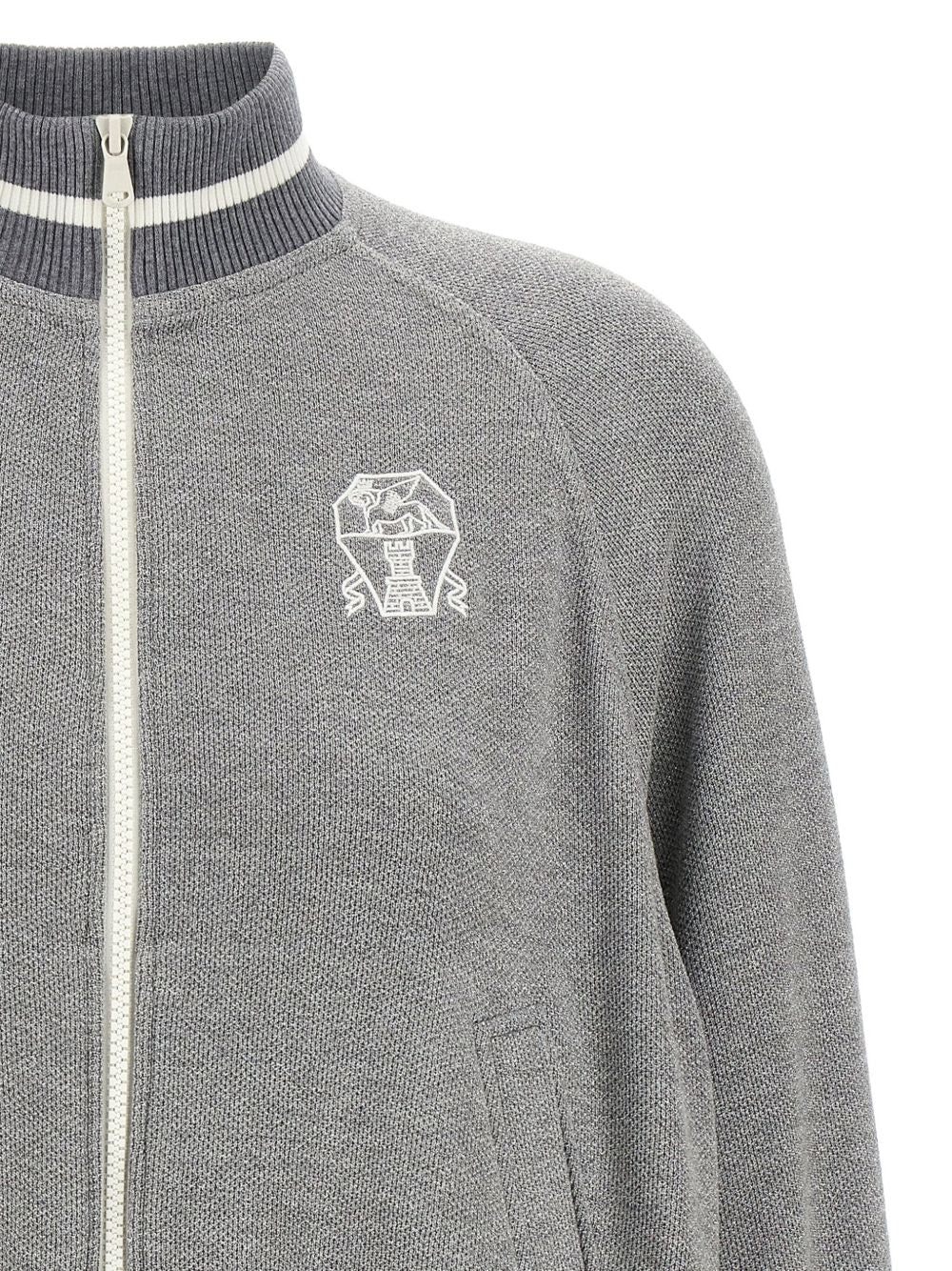 Brunello Cucinelli Sweaters Grey Brunello Cucinelli