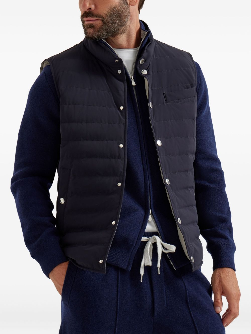 Brunello Cucinelli Jackets Blue Brunello Cucinelli