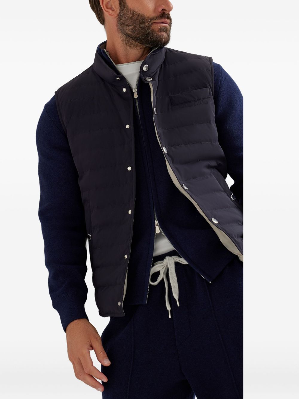 Brunello Cucinelli Jackets Blue Brunello Cucinelli