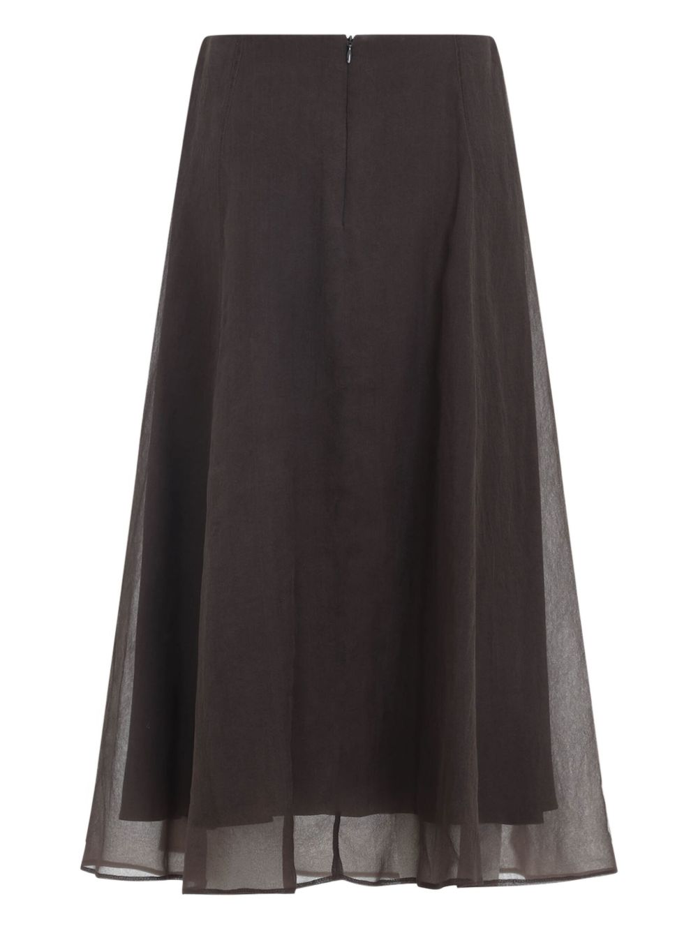 Brunello Cucinelli Sheer A-line skirt Brunello Cucinelli
