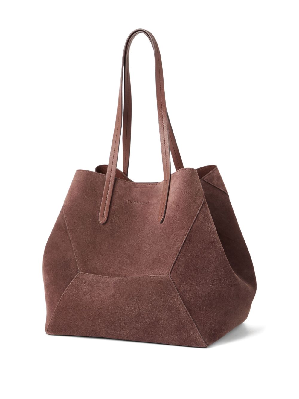 Brunello Cucinelli BC Duo bag in suede with monili Brunello Cucinelli