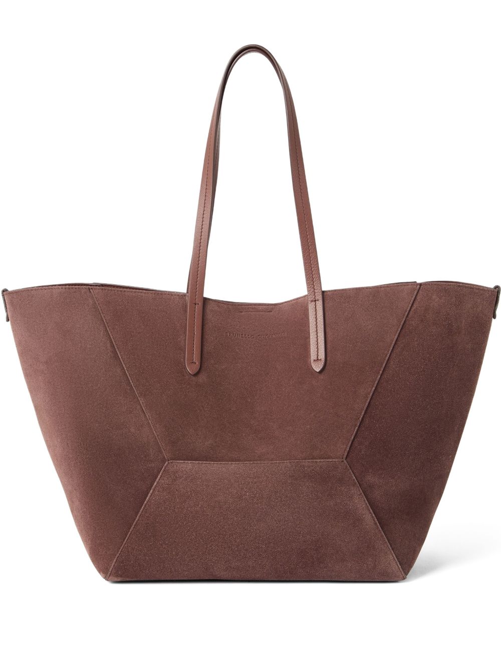 Brunello Cucinelli BC Duo bag in suede with monili Brunello Cucinelli