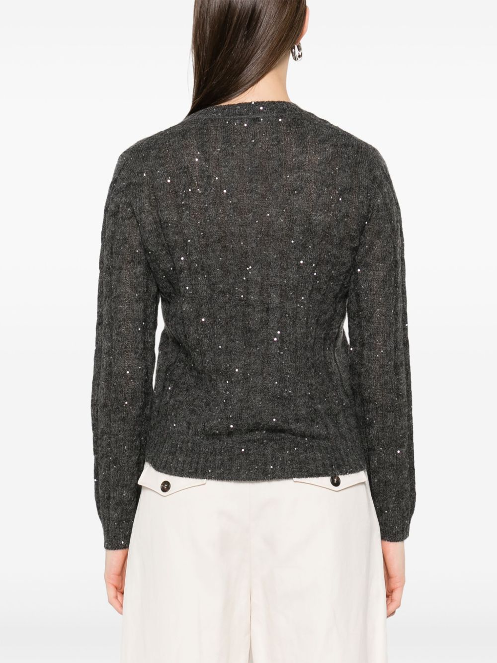 Brunello Cucinelli Sweaters Grey Brunello Cucinelli