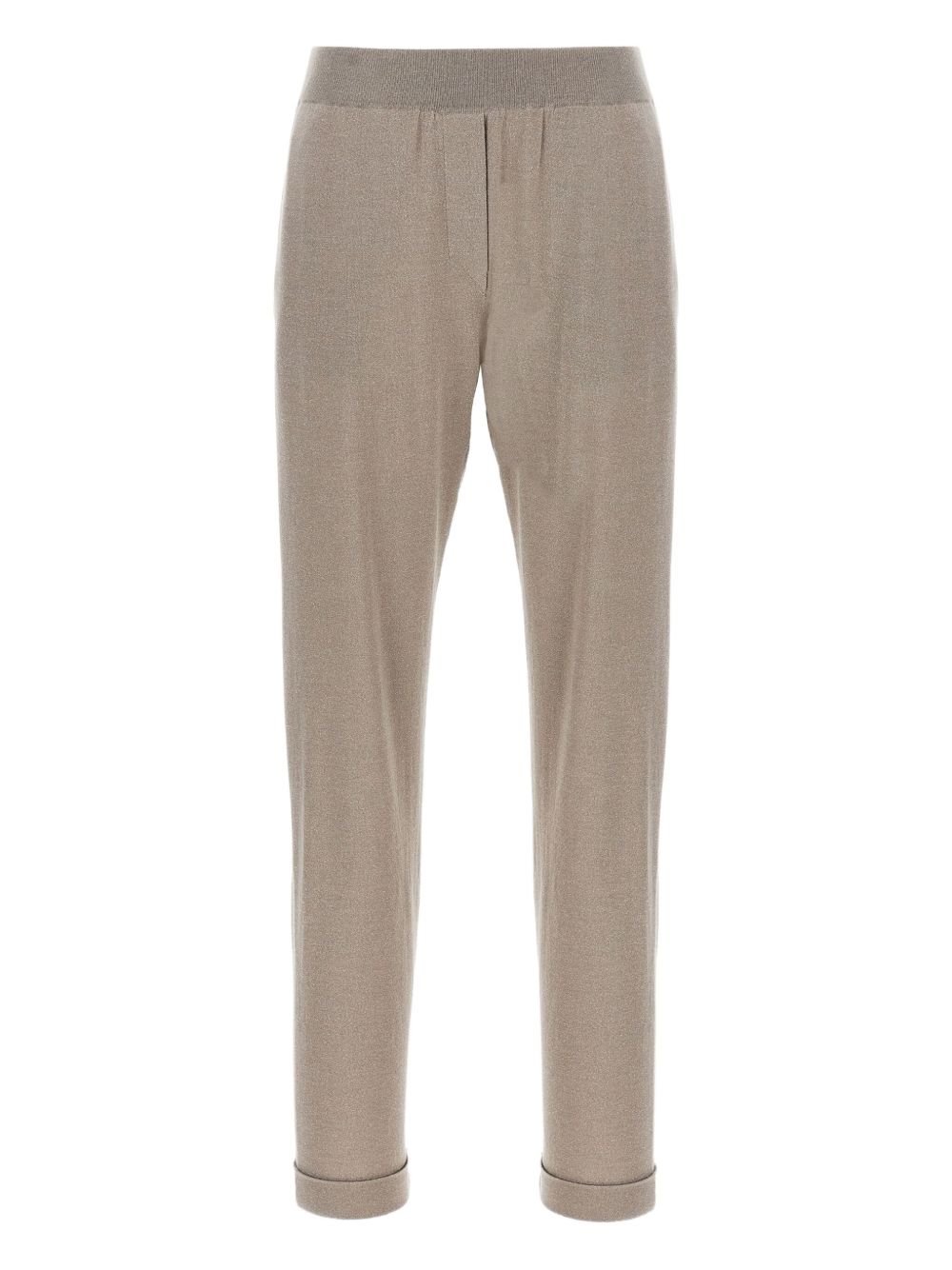 Brunello Cucinelli Lurex-detail trousers Brunello Cucinelli