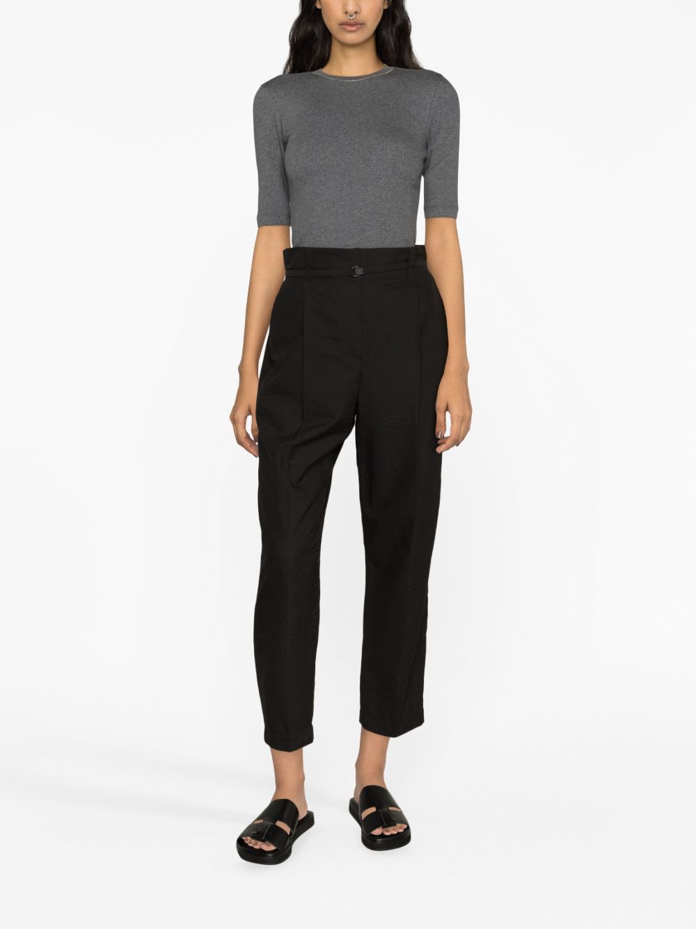 Brunello Cucinelli Monili-trim stretch-cotton T-shirt Brunello Cucinelli