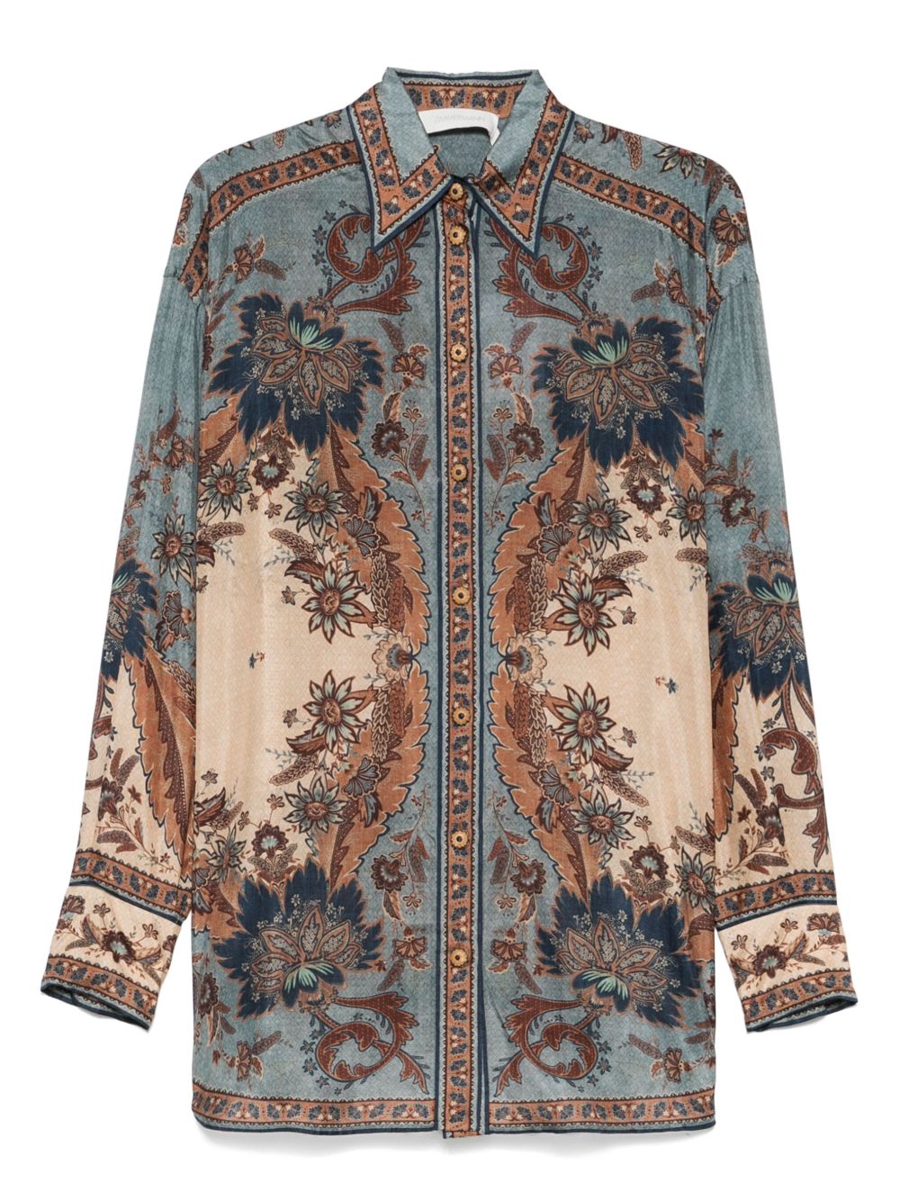 Zimmermann Shirts Blue Zimmermann