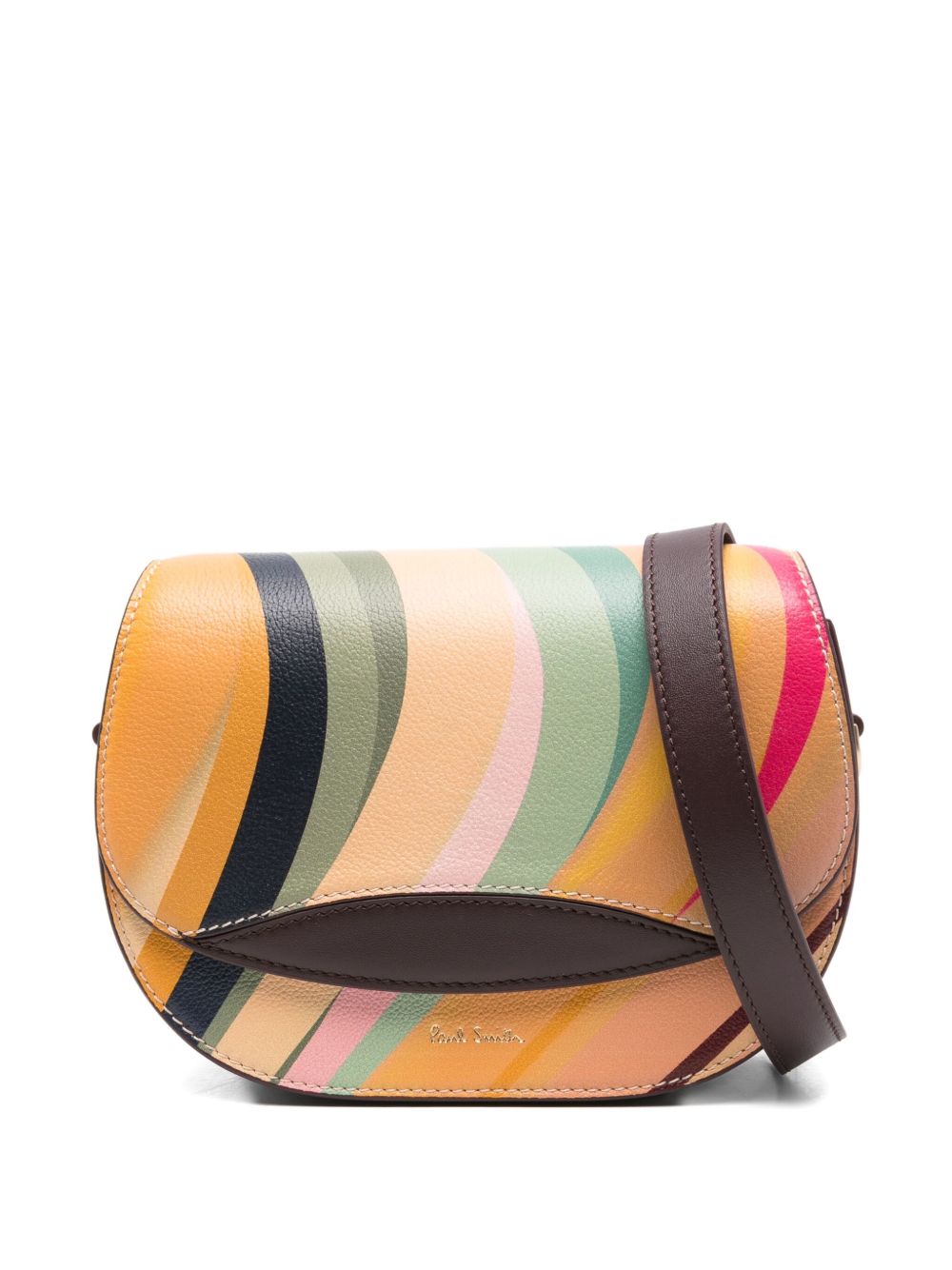 Paul Smith Swirl Leather Saddle Bag Paul Smith