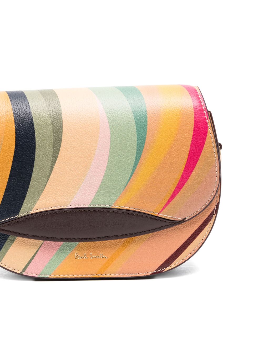 Paul Smith Swirl Leather Saddle Bag Paul Smith